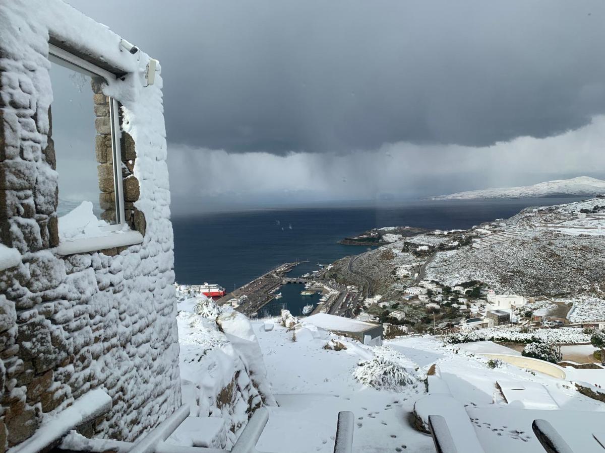 شقة Manolia View Mykonos تورلوس المظهر الخارجي الصورة