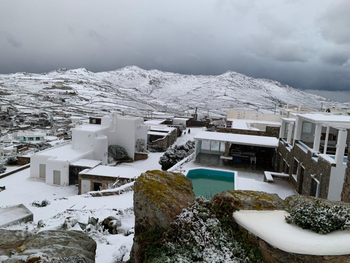 شقة Manolia View Mykonos تورلوس المظهر الخارجي الصورة