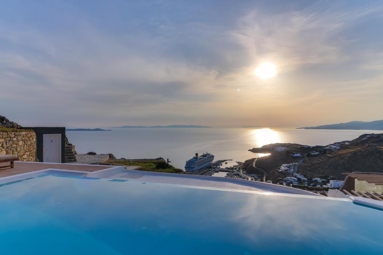 شقة Manolia View Mykonos تورلوس المظهر الخارجي الصورة