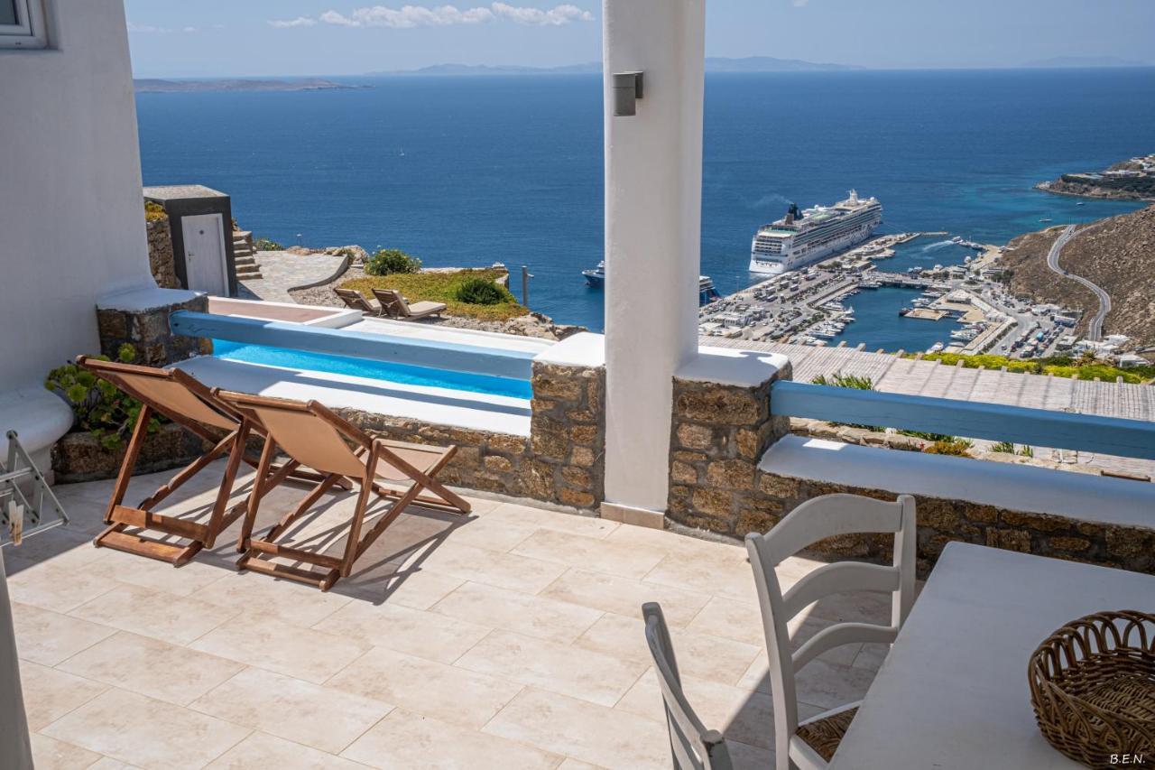 شقة Manolia View Mykonos تورلوس المظهر الخارجي الصورة