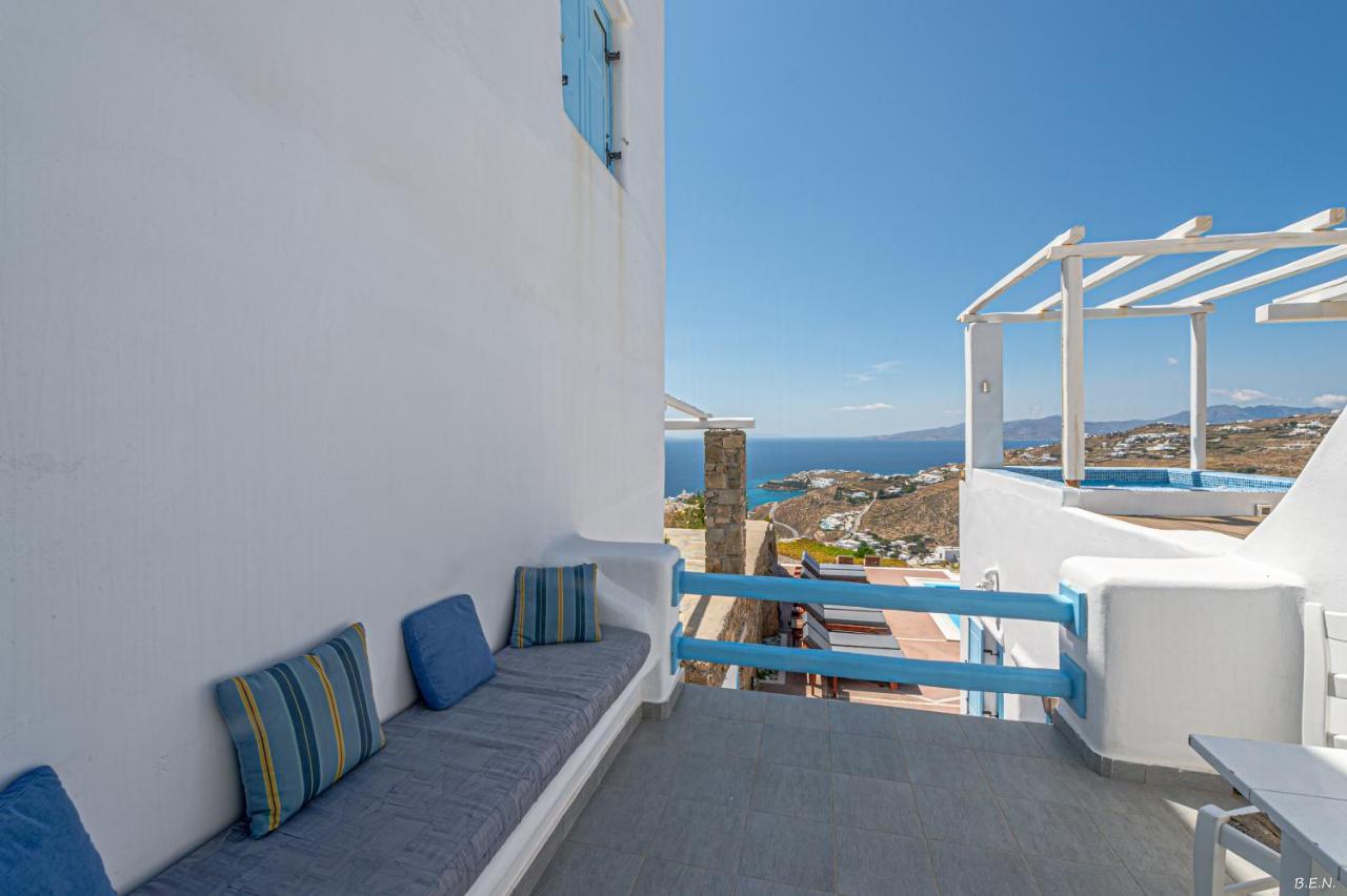 شقة Manolia View Mykonos تورلوس المظهر الخارجي الصورة