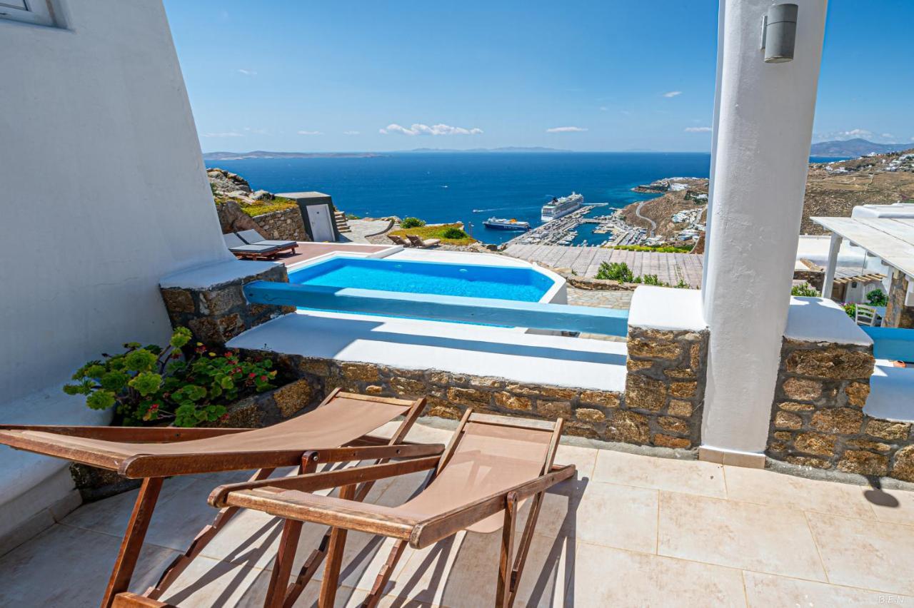 شقة Manolia View Mykonos تورلوس المظهر الخارجي الصورة