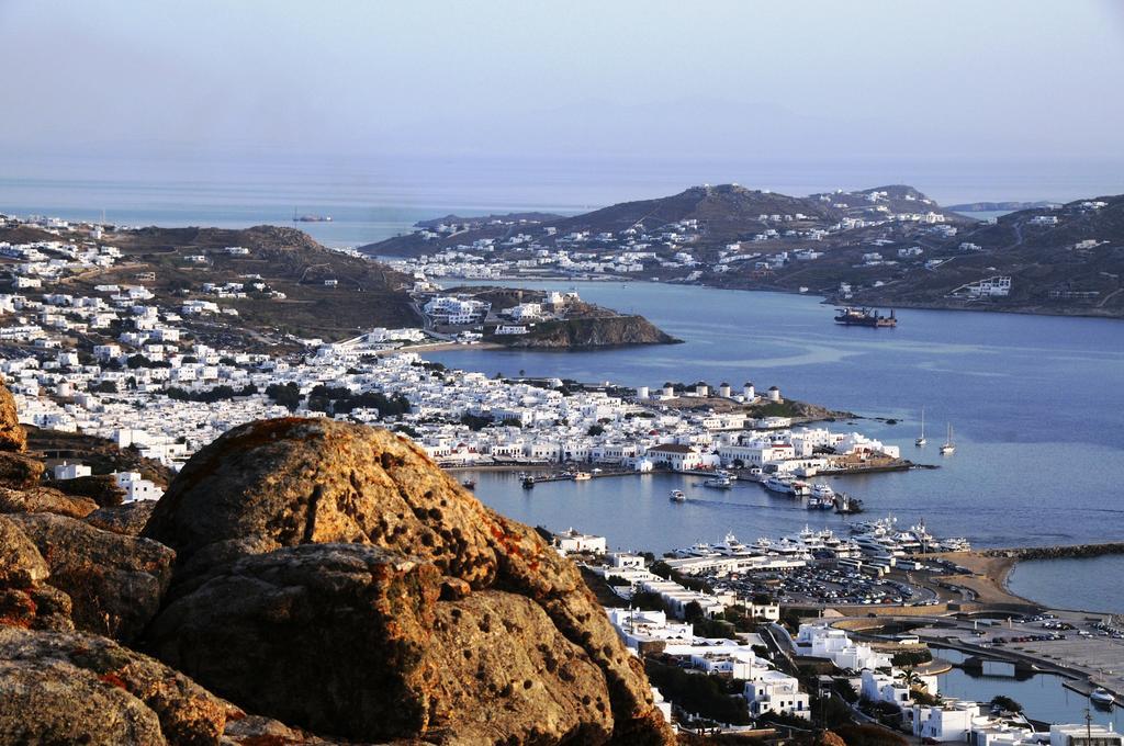 شقة Manolia View Mykonos تورلوس المظهر الخارجي الصورة
